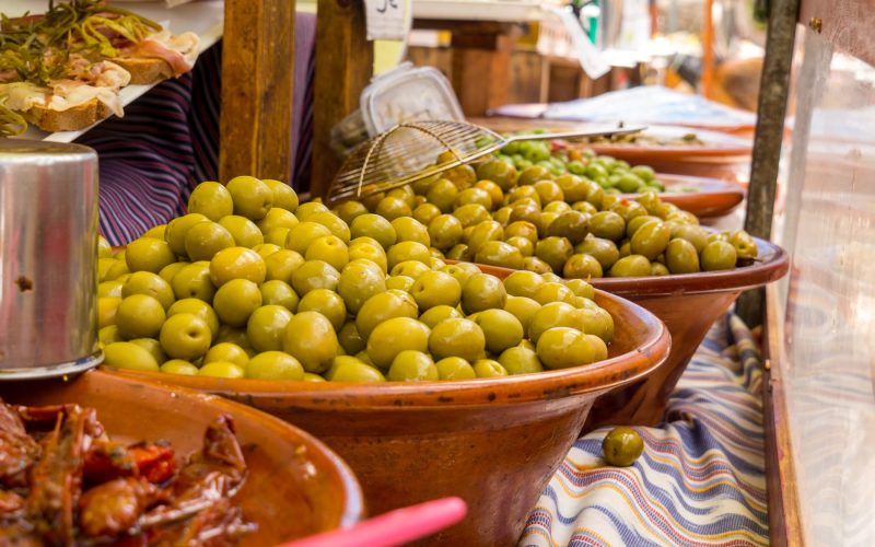 Markten olijven